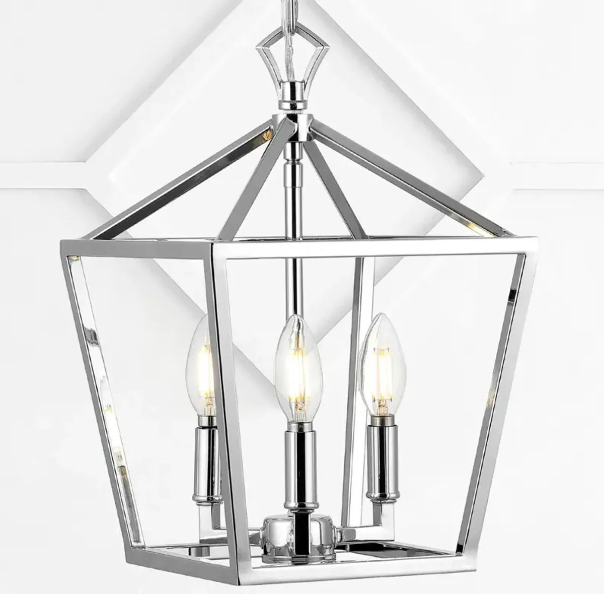 PagodaBulb Lantern Metal LED Pendant