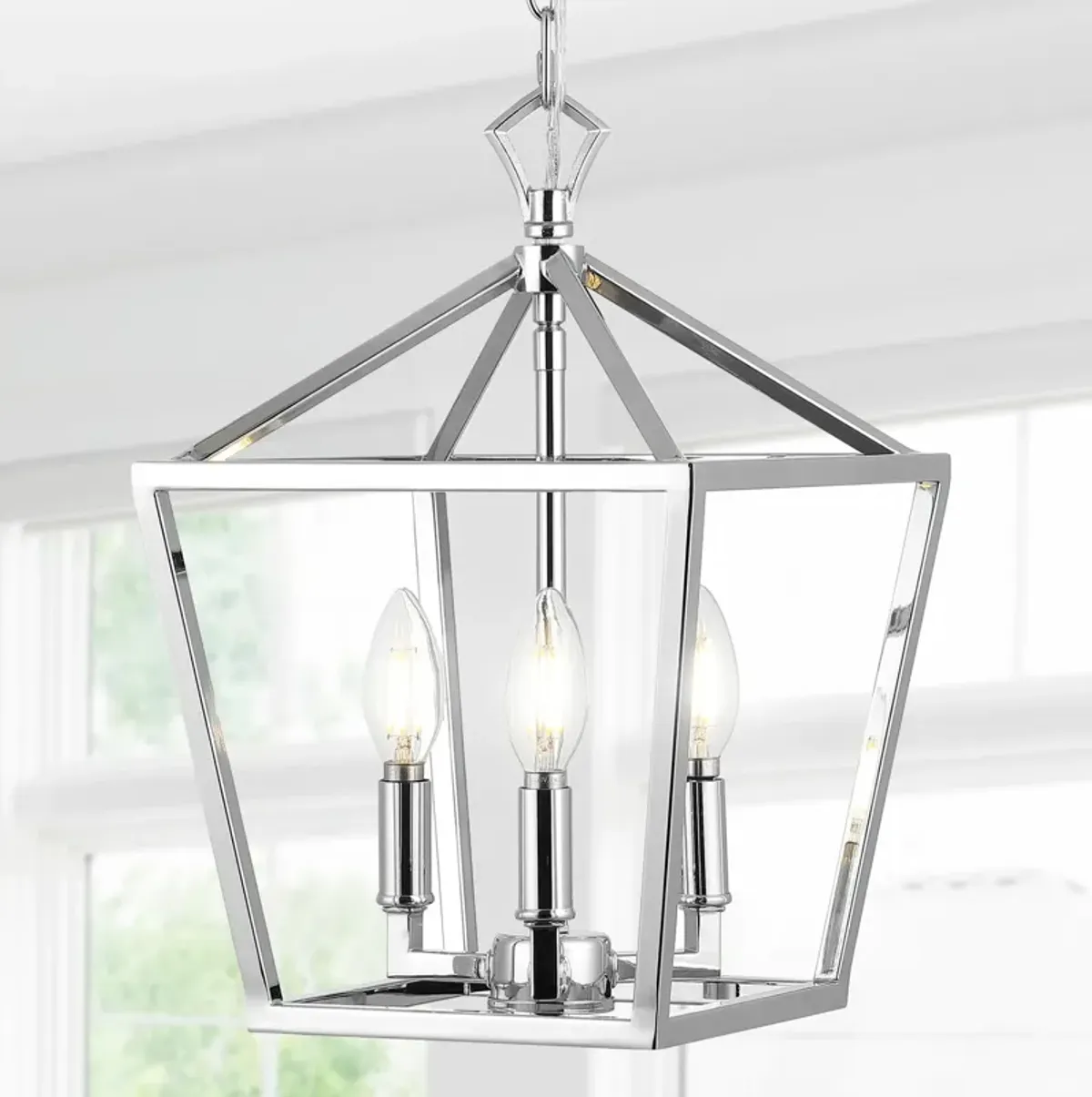 PagodaBulb Lantern Metal LED Pendant