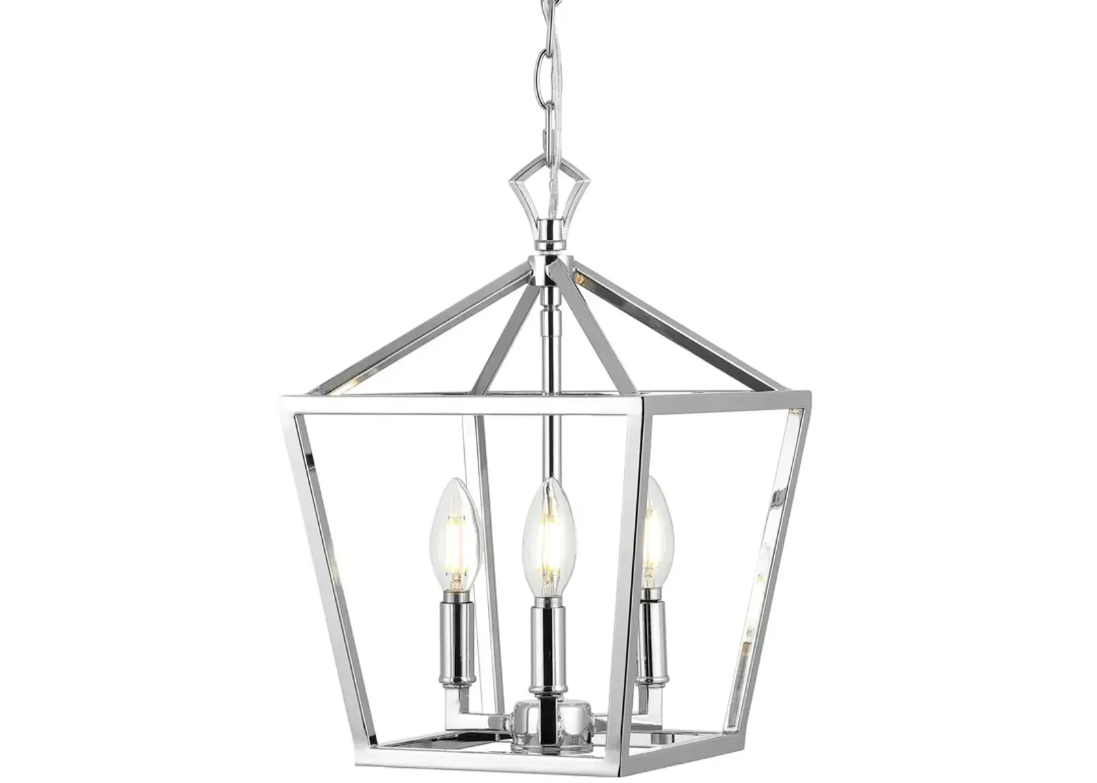 PagodaBulb Lantern Metal LED Pendant