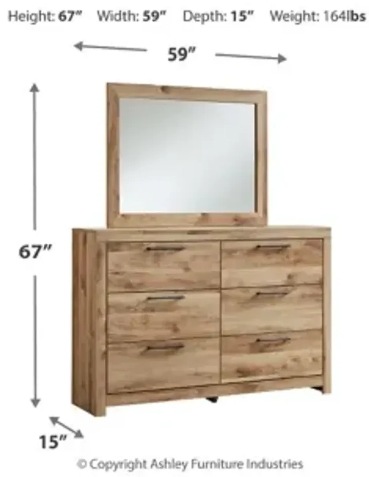 Hyanna Dresser and Mirror