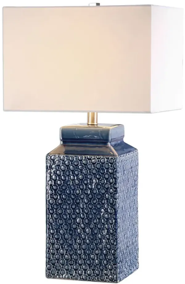 Uttermost Pero Sapphire Blue Lamp