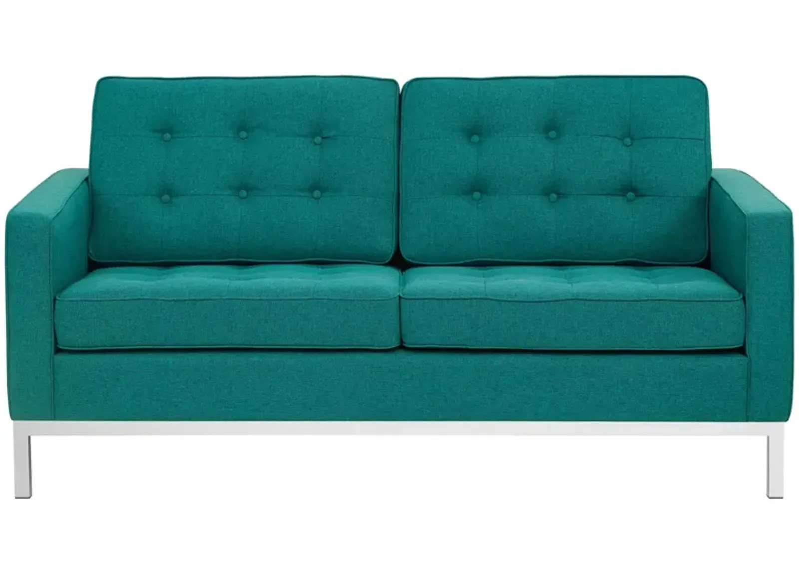 Loft Upholstered Fabric Loveseat