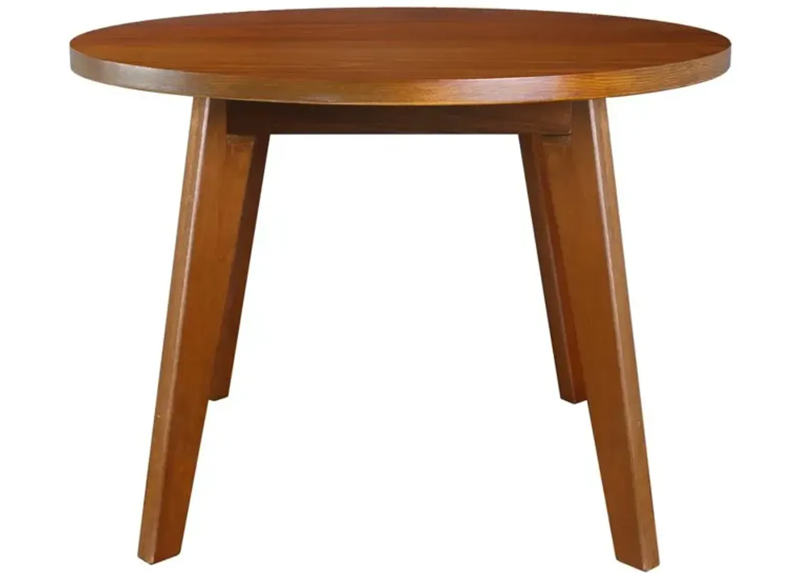 Genuine 24" Round Coffee Table with Solid American Gum - Sweet Oak