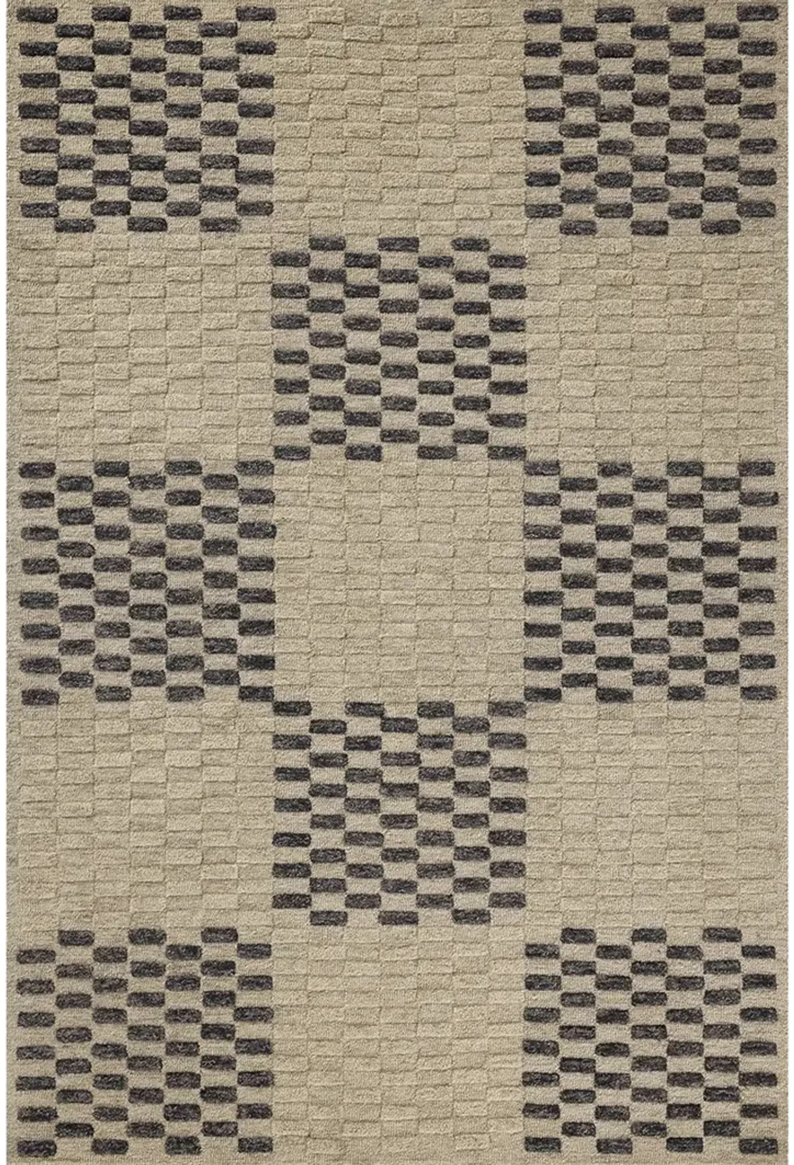 Bradley BRL-01 Beige / Midnight 3' x 7' Rug by Chris Loves Julia