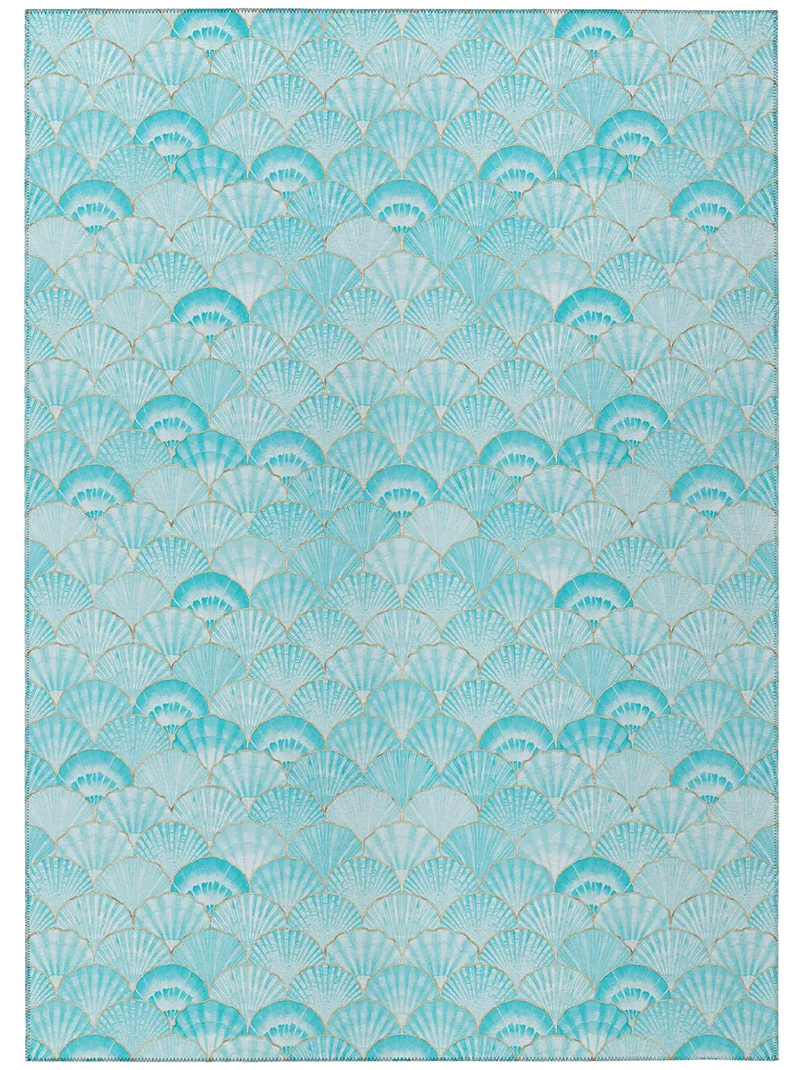 Seabreeze SZ2 Teal 5' x 7'6" Rug