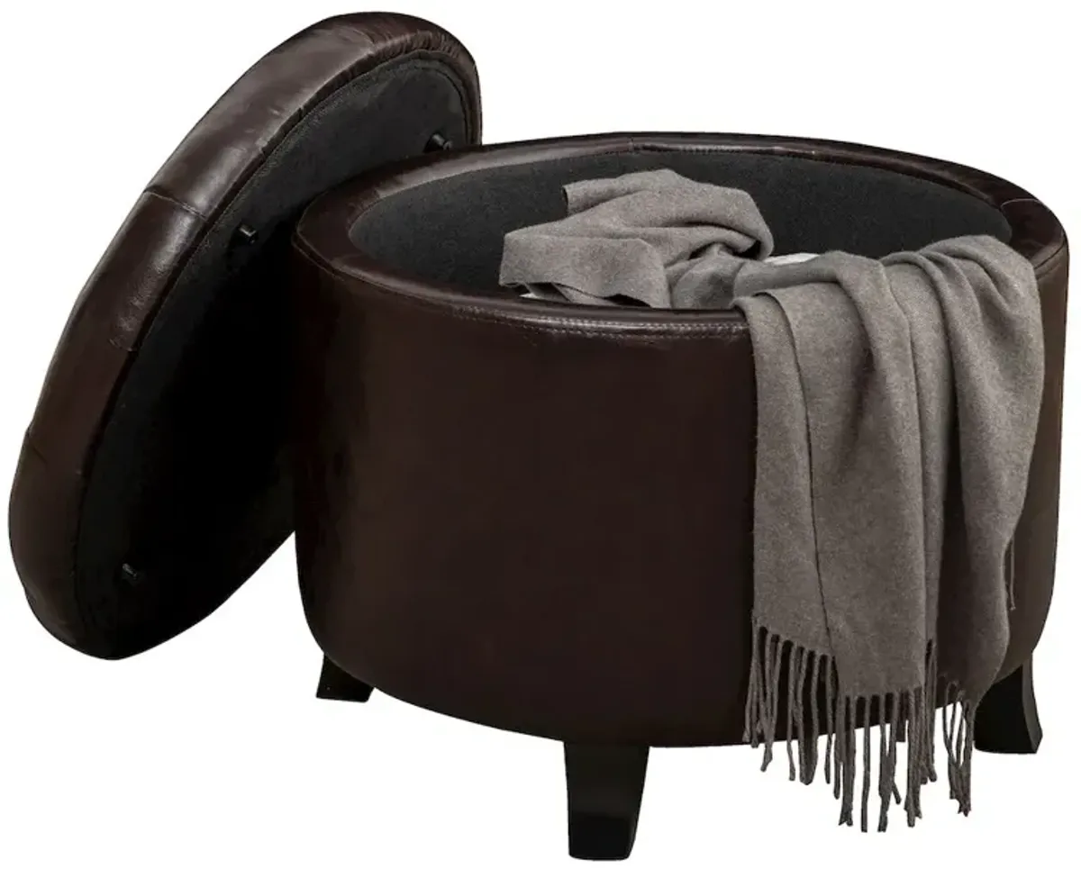 Convience Concept, Inc. Designs4Comfort Round Storage Ottoman