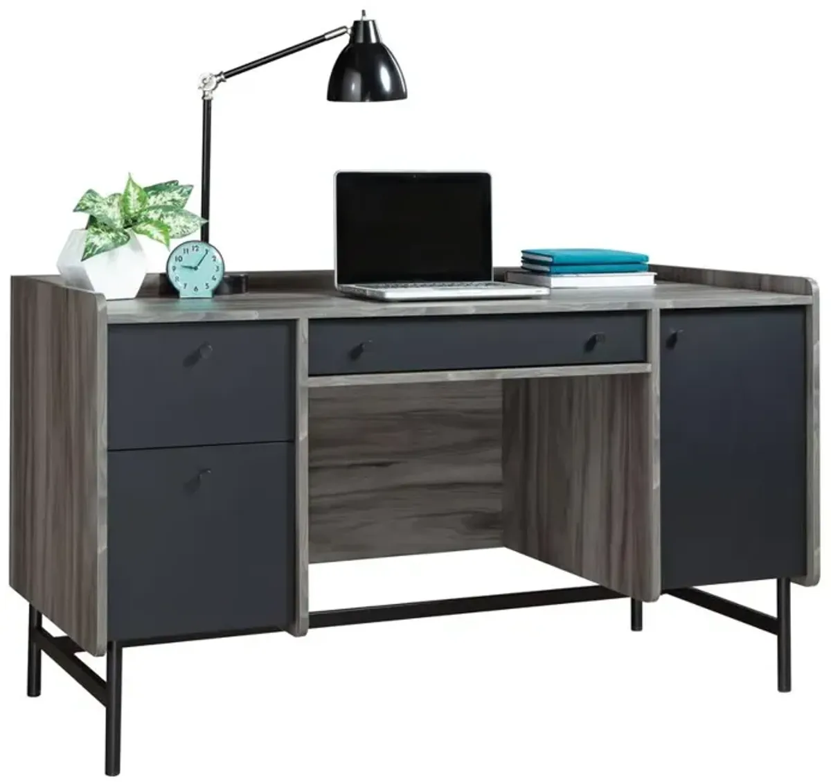 Sauder Harvey Park Double Ped Desk Ja