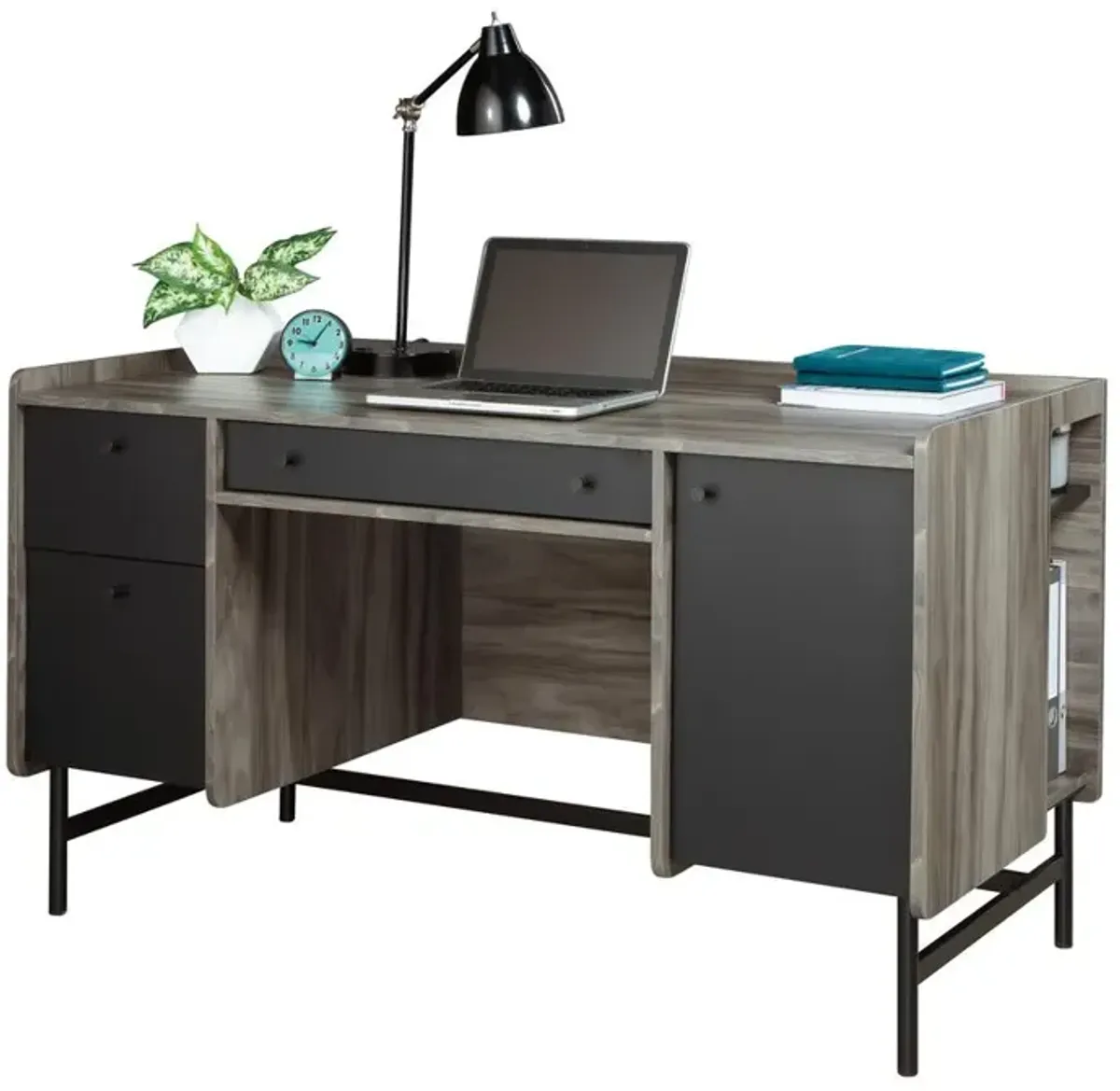 Sauder Harvey Park Double Ped Desk Ja