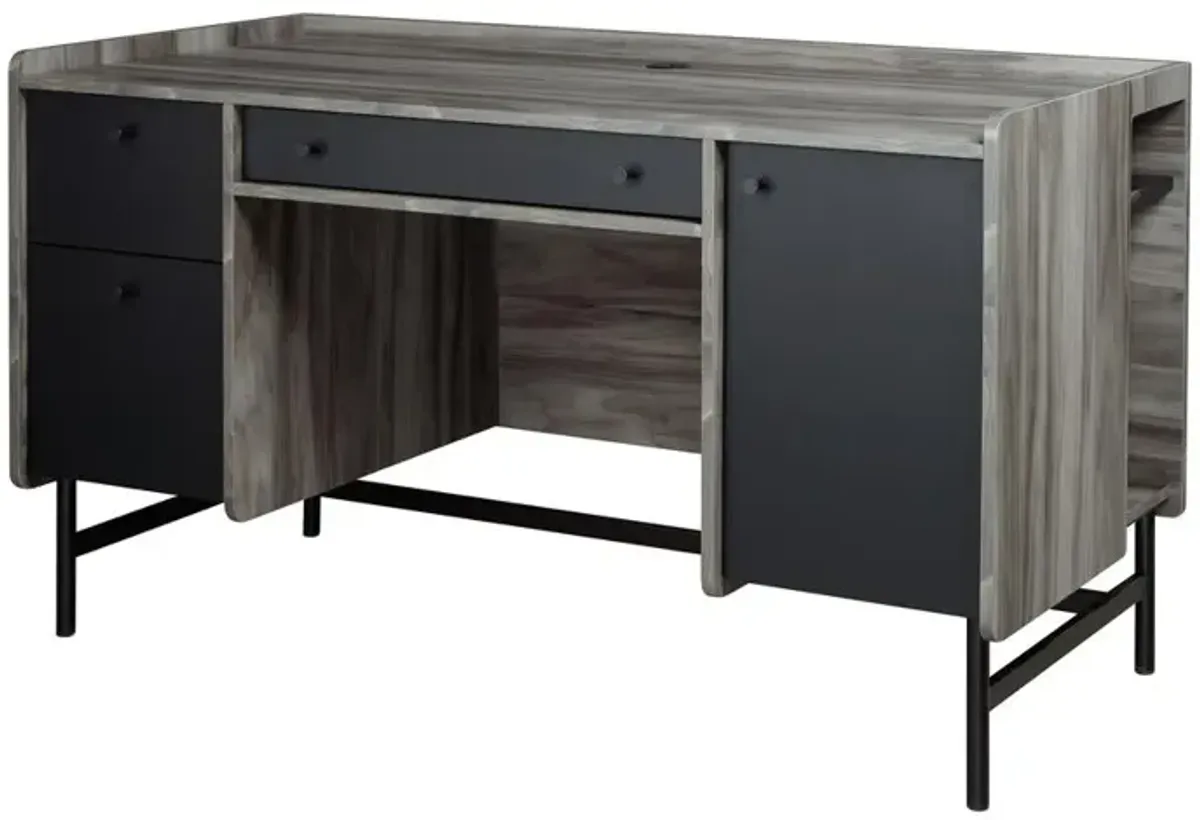 Sauder Harvey Park Double Ped Desk Ja