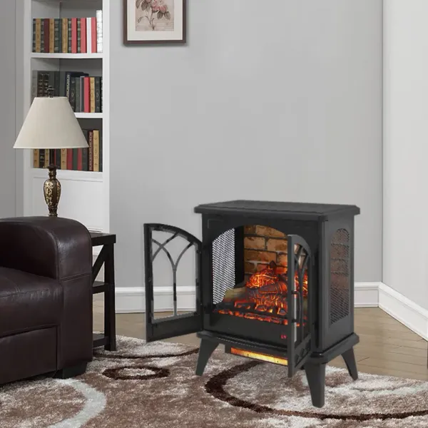 Streamdale 24 Inch 3D Infrared Electric Stove With Remote Control 0002