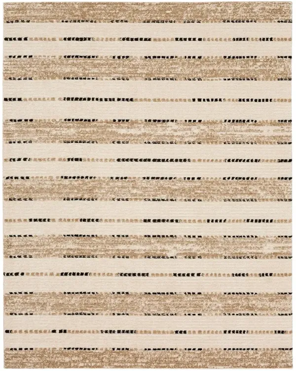 Traverse By Bobby Berk Traverse Lanes Tan 5' X 8' Rug
