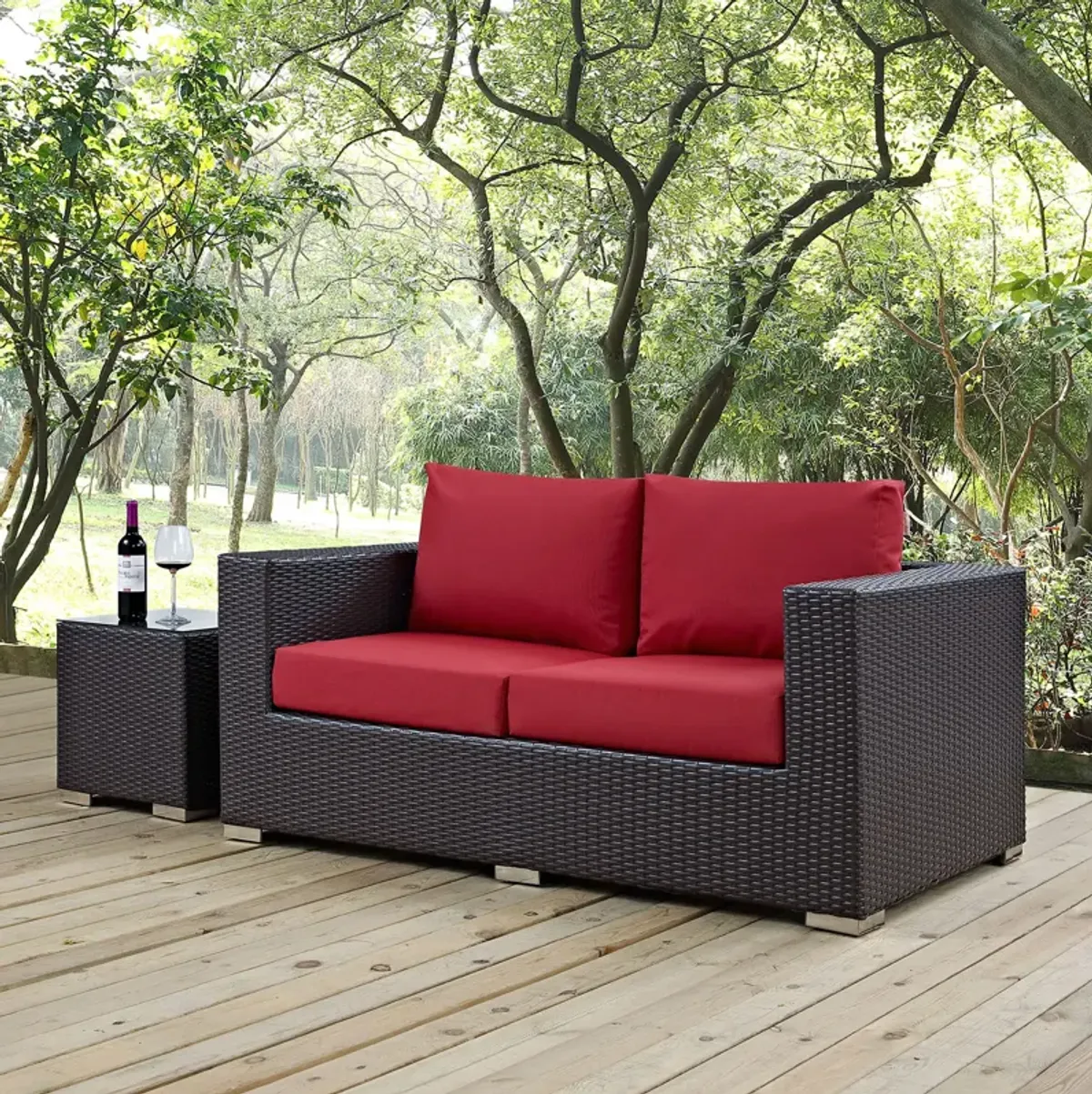 Modway - Convene Outdoor Patio Loveseat