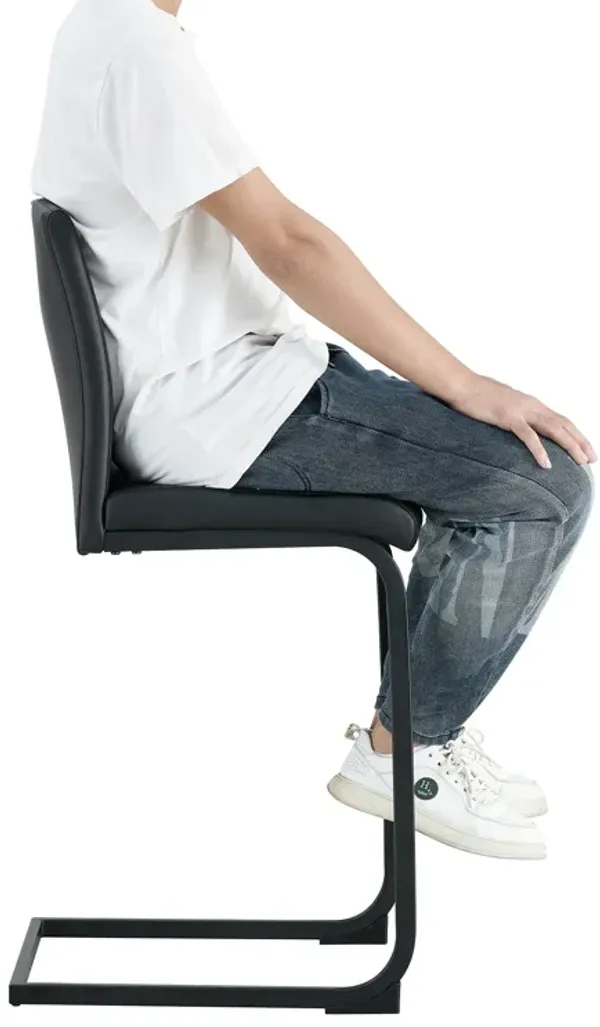 Streamdale PU Chair Barstool Dining Counter Height Chair Set Of 2