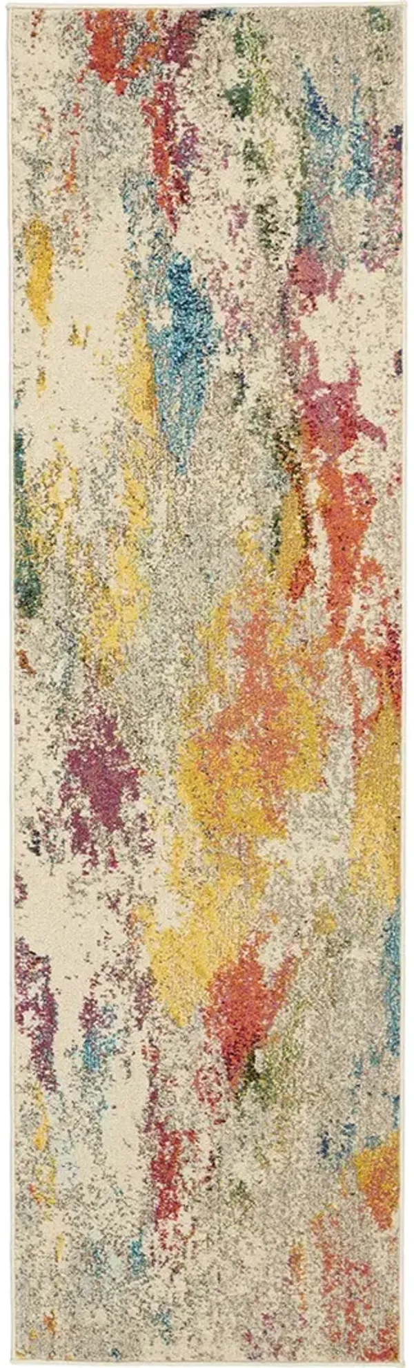 Celestial CES12 Ivory/Multicolor 2'2" x 10' Rug