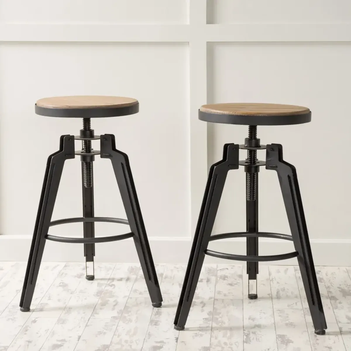 Antique Swivel Barstools for Timeless Conversation