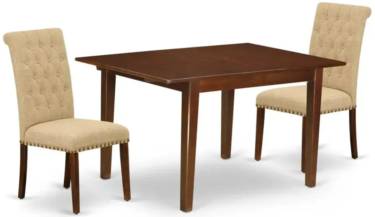 Dining Room Set Mahogany, MLBR3-MAH-04