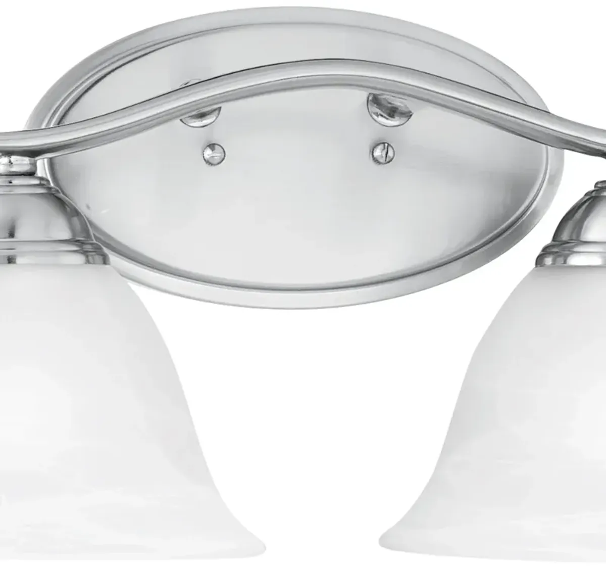 Prestige 17'' Wide 2-Light Silver Vanity Light