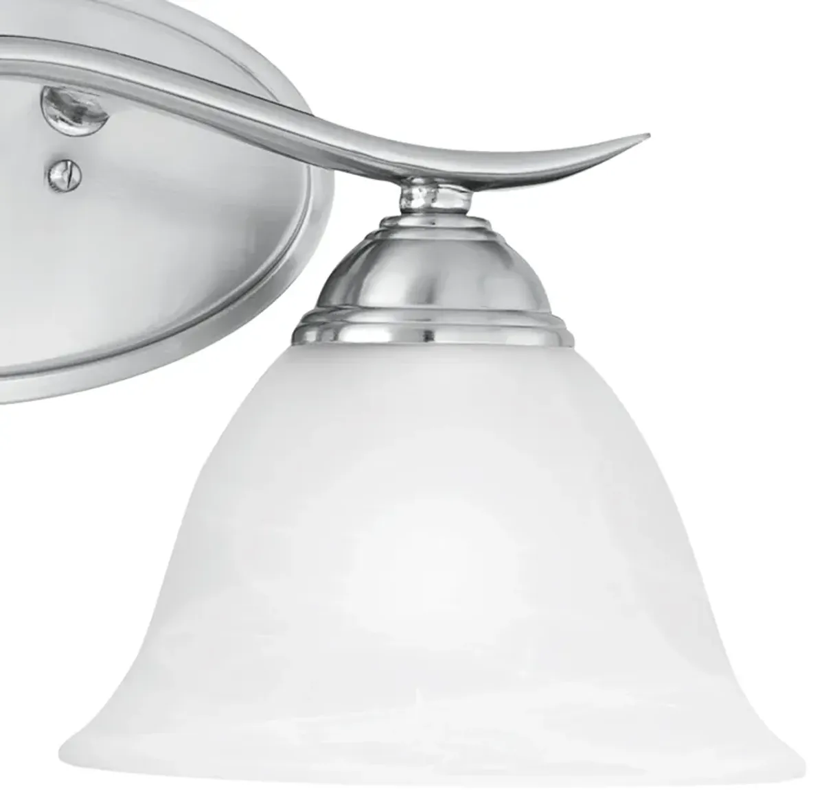 Prestige 17'' Wide 2-Light Silver Vanity Light