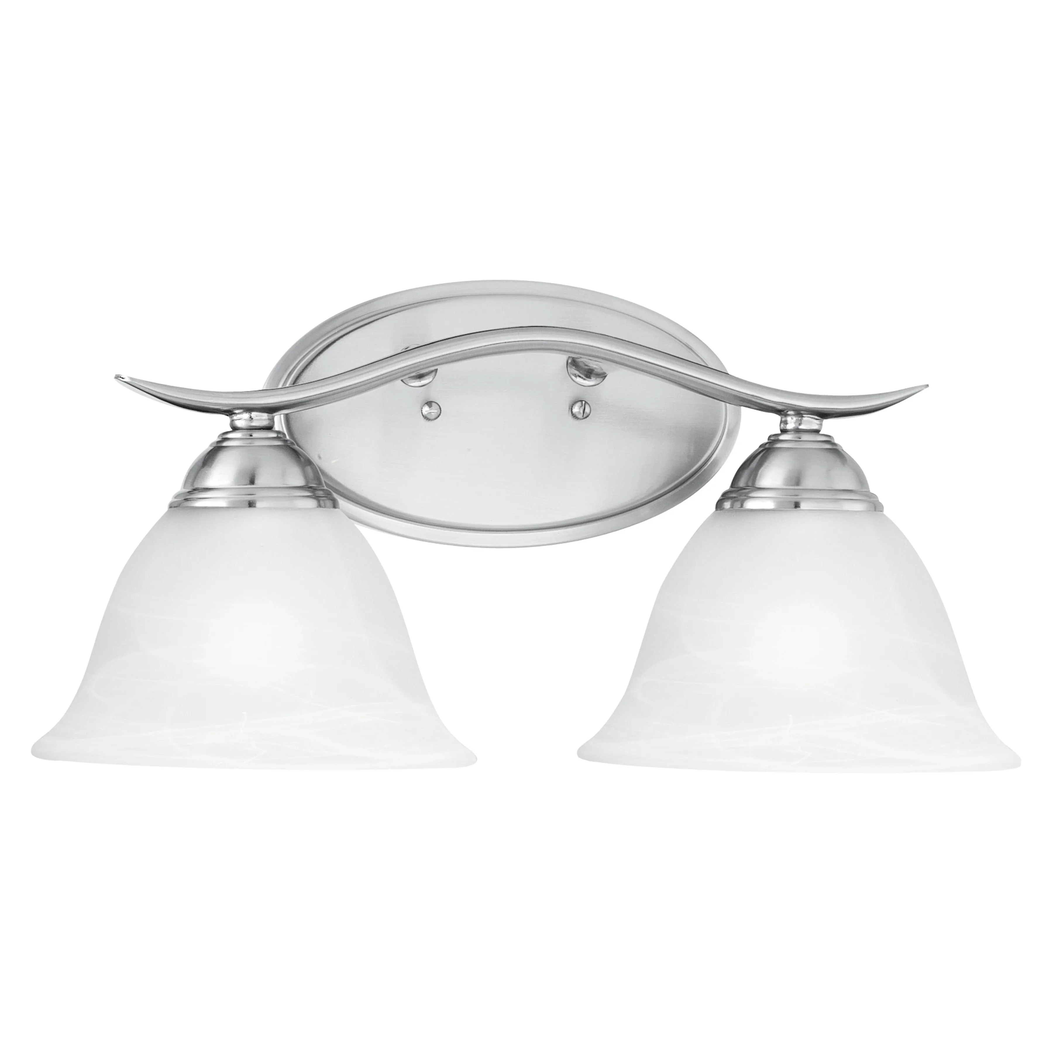 Prestige 17'' Wide 2-Light Silver Vanity Light