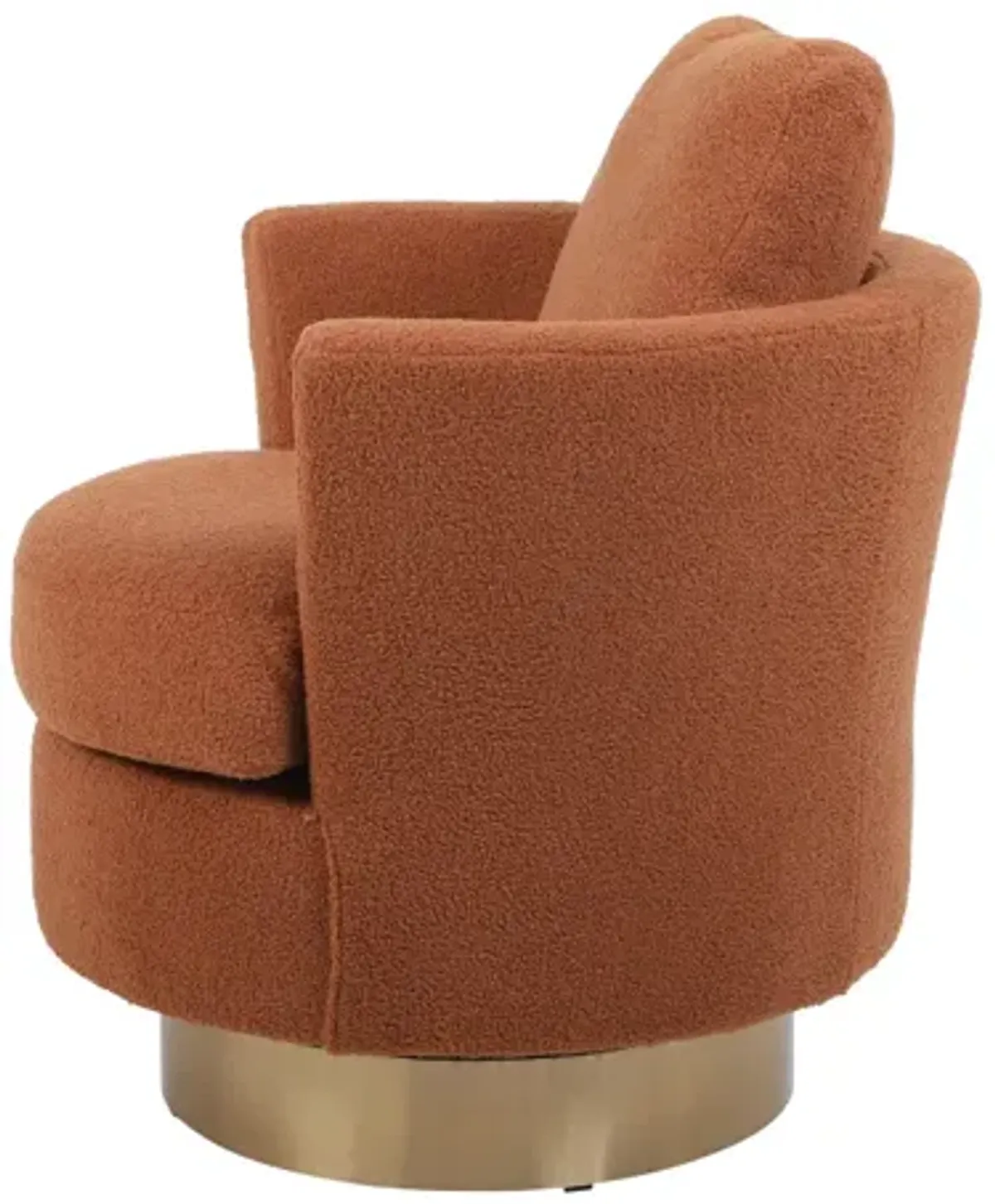 Swivel Barrel Chair for Living Room or Bedroom