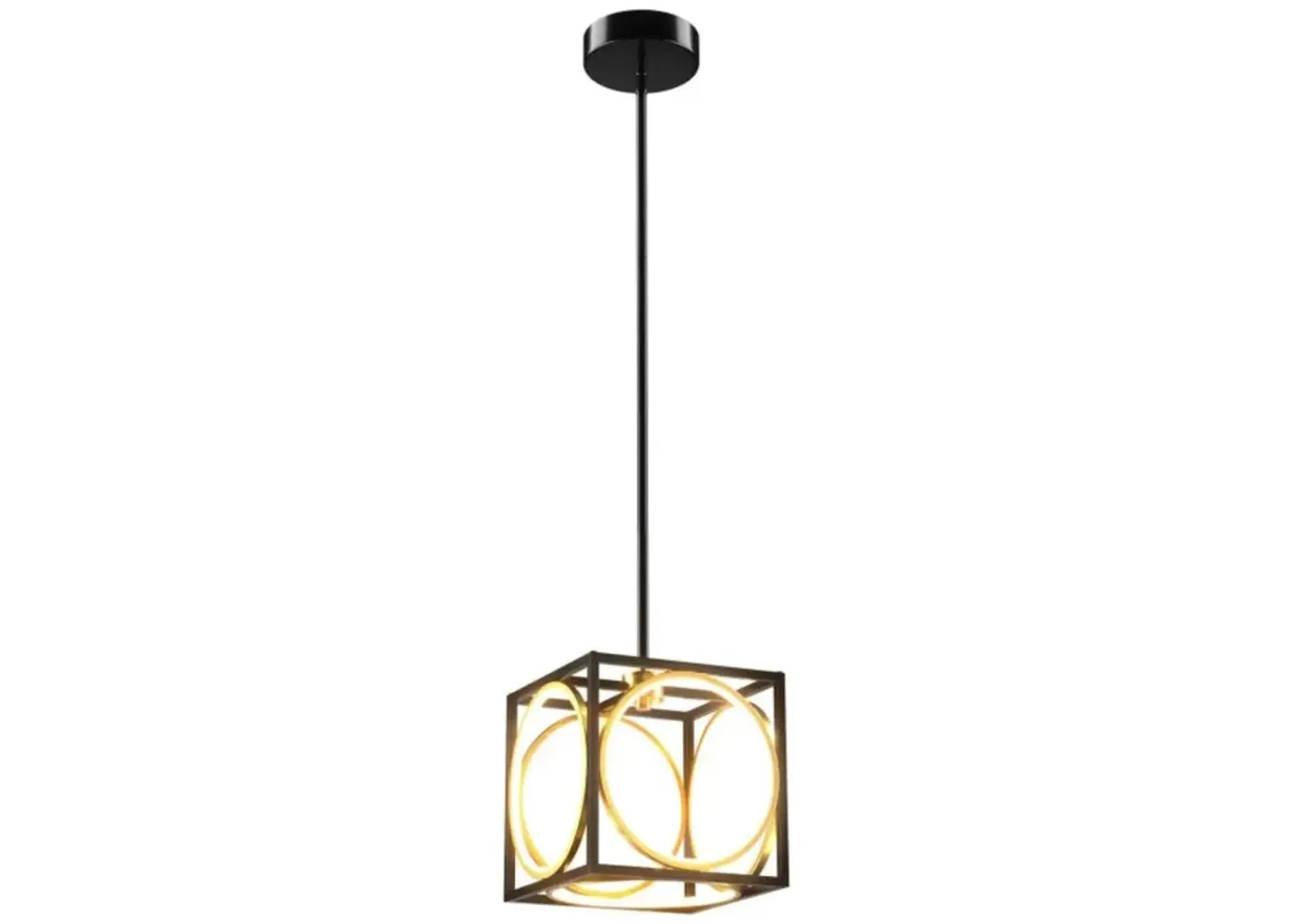 Hivvago Modern LED Pendant Light with 42 Inches Adjustable Suspender