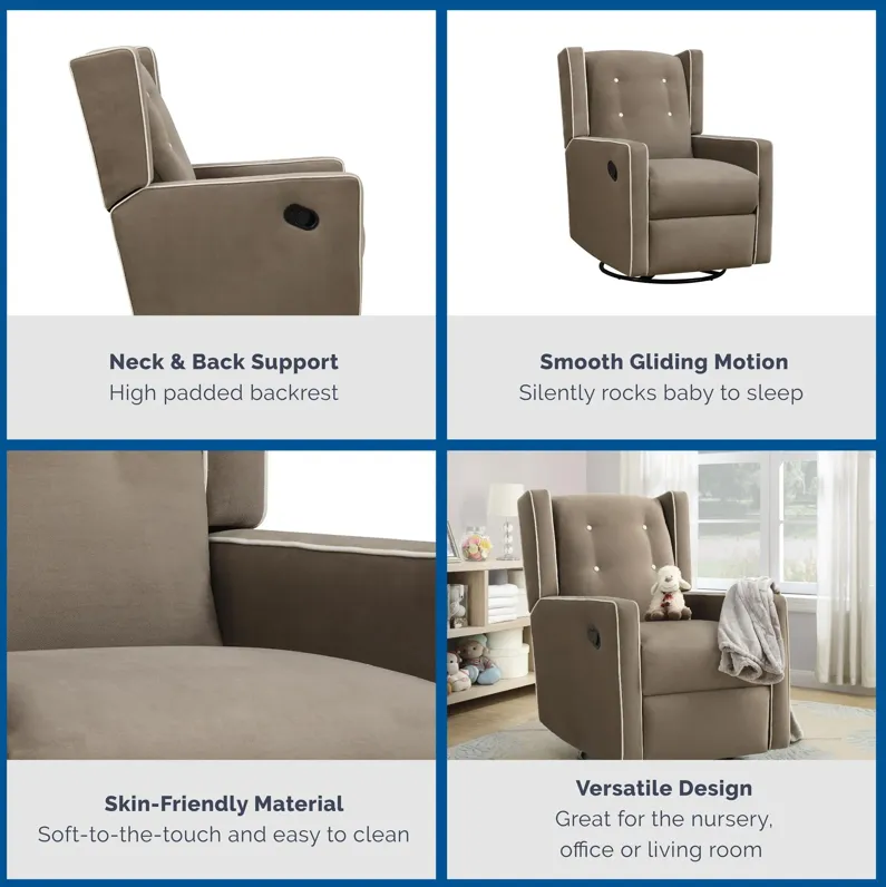 Mariella Swivel Glider Recliner Chair