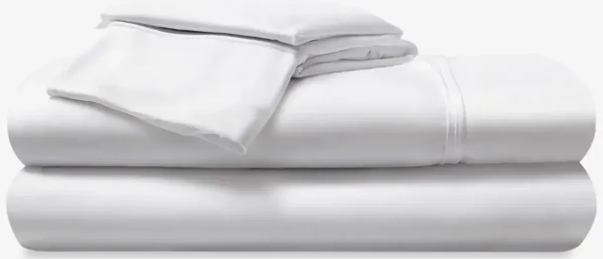 Hyper-Cotton Split California King Sheet Set - Bright White