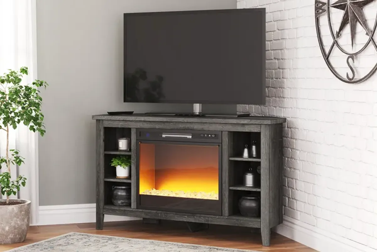 Arlenbry Corner TV Stand with Electric Fireplace