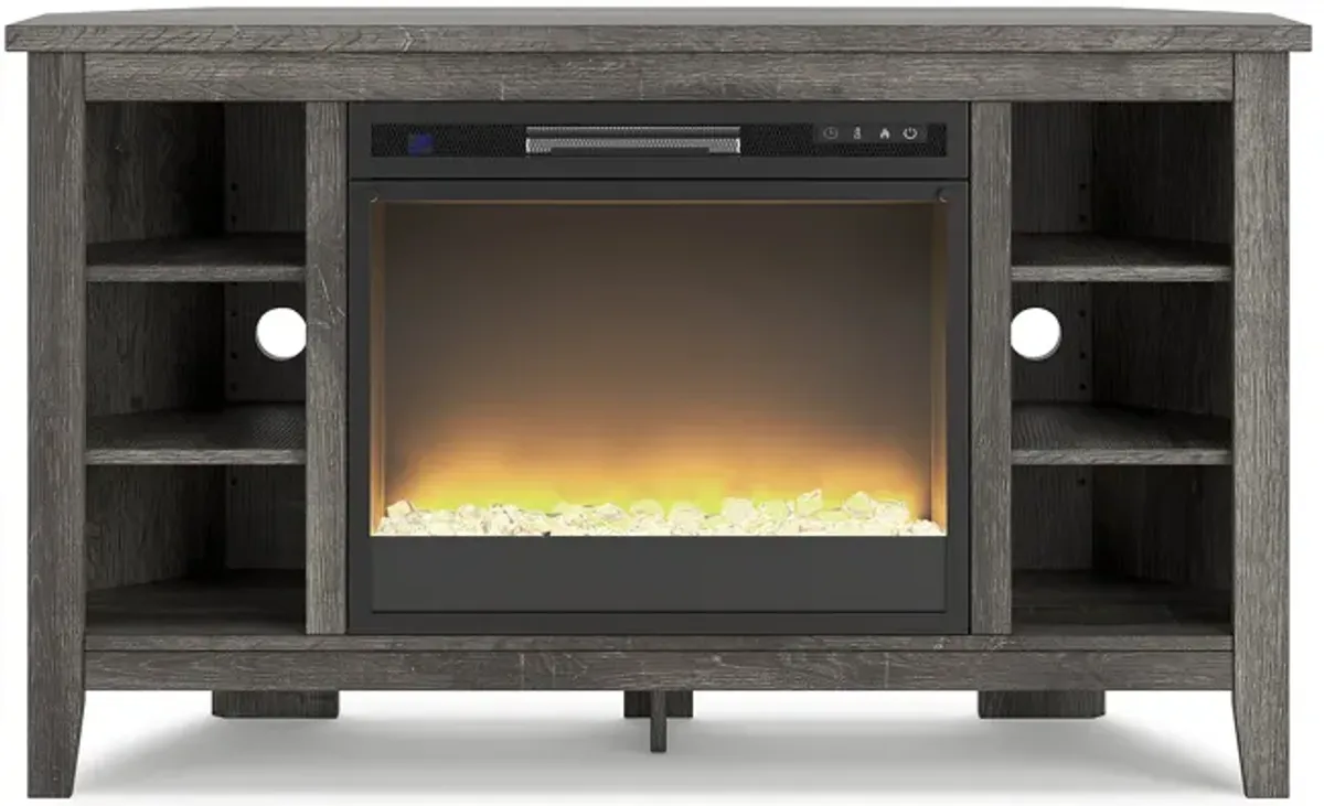 Arlenbry Corner TV Stand with Electric Fireplace