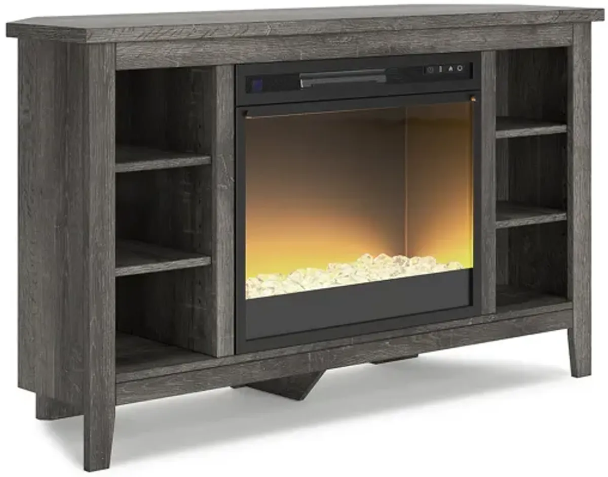 Arlenbry Corner TV Stand with Electric Fireplace