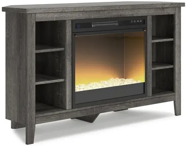 Arlenbry Corner TV Stand with Electric Fireplace