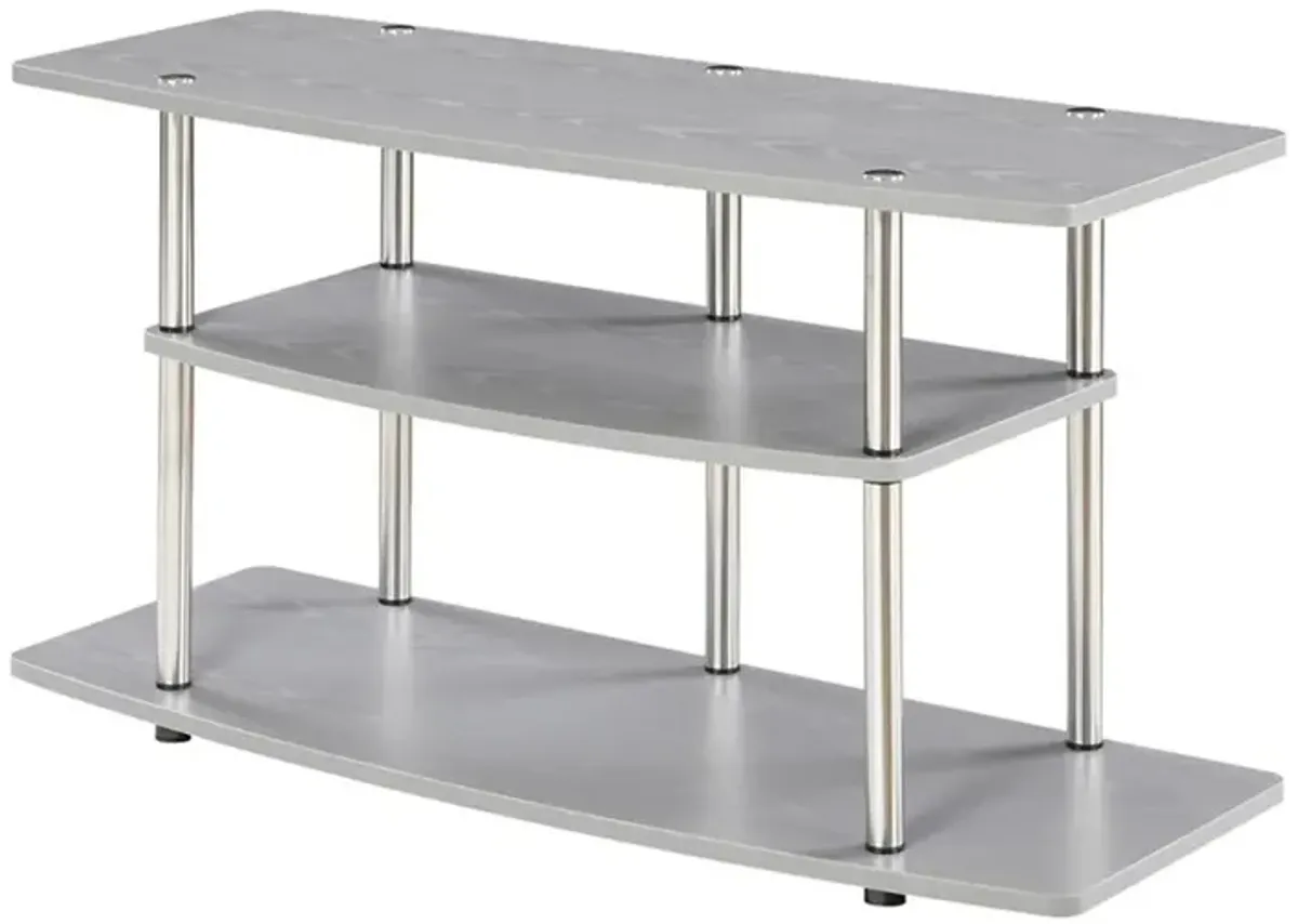 Convience Concept, Inc. No Tools 3 Tier Wide TV Stand for TVs up to 46 Inches