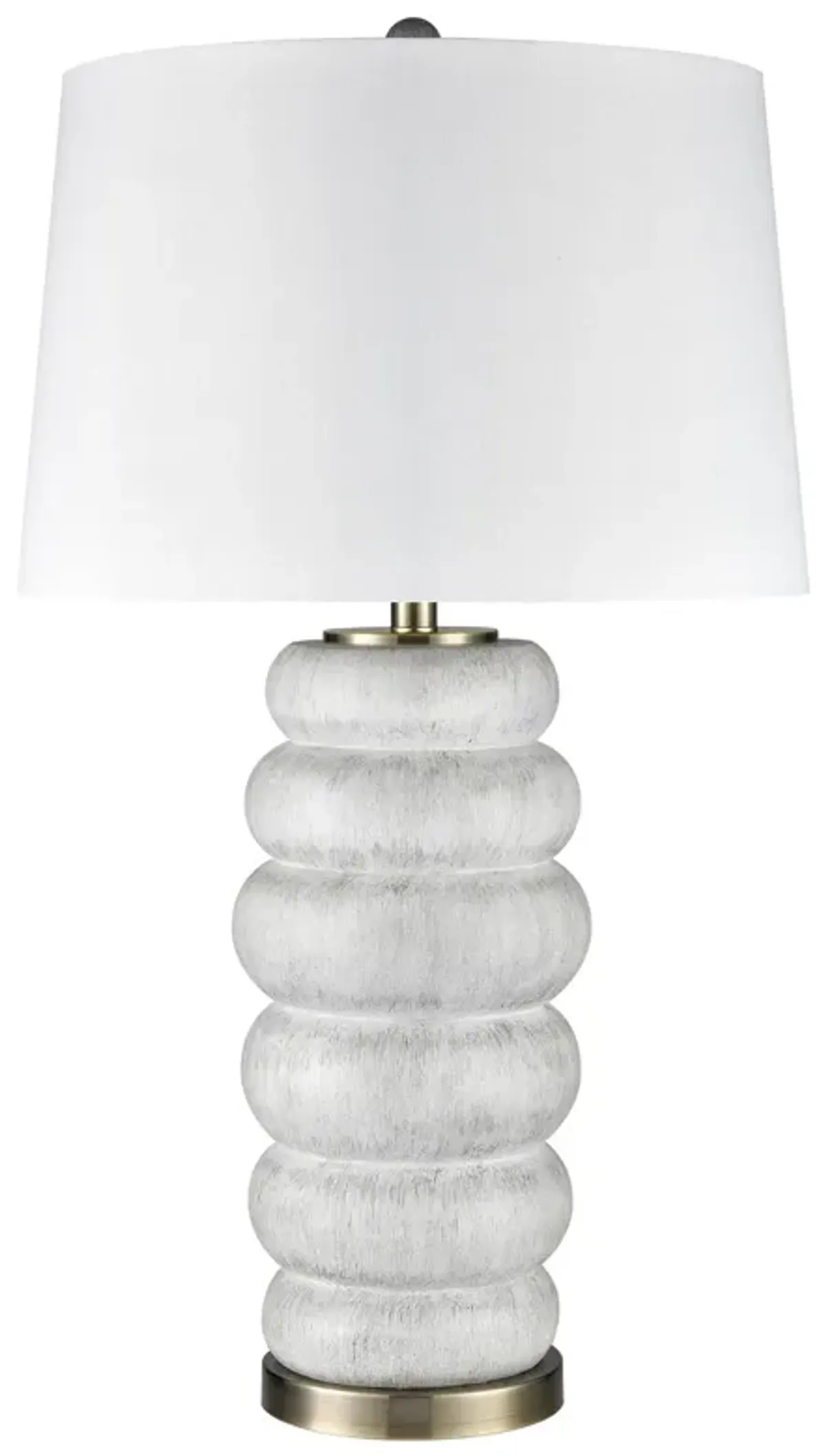 White Wash Table Lamp