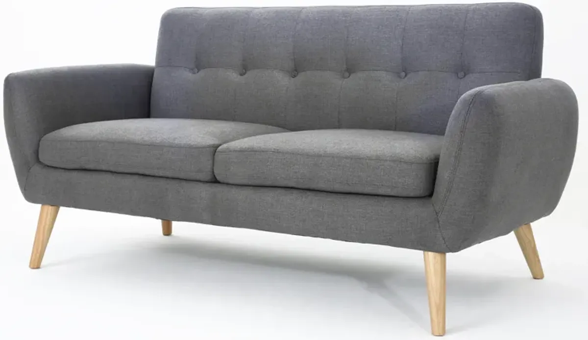 Merax Modern Fabric Loveseat Sofa