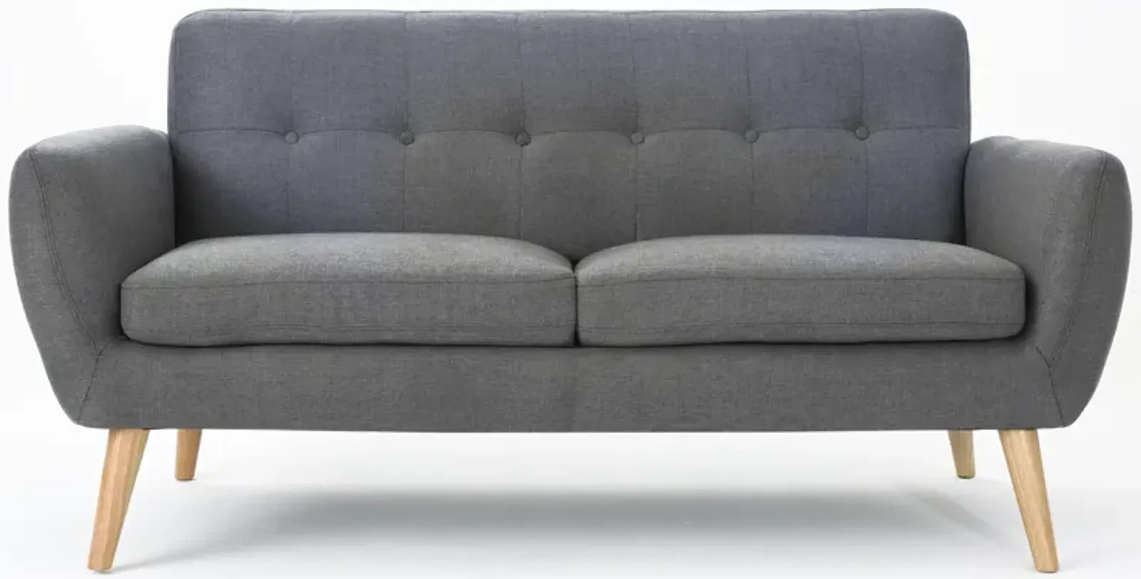 Merax Modern Fabric Loveseat Sofa