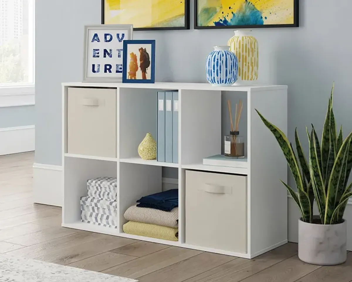 Sauder Select 6-Cube Organizer Storage Cubby