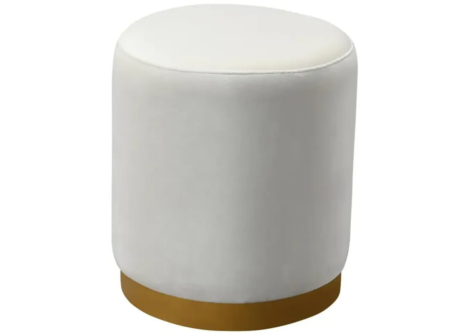 Belen Kox Luminary Cream Velvet Ottoman, Belen Kox