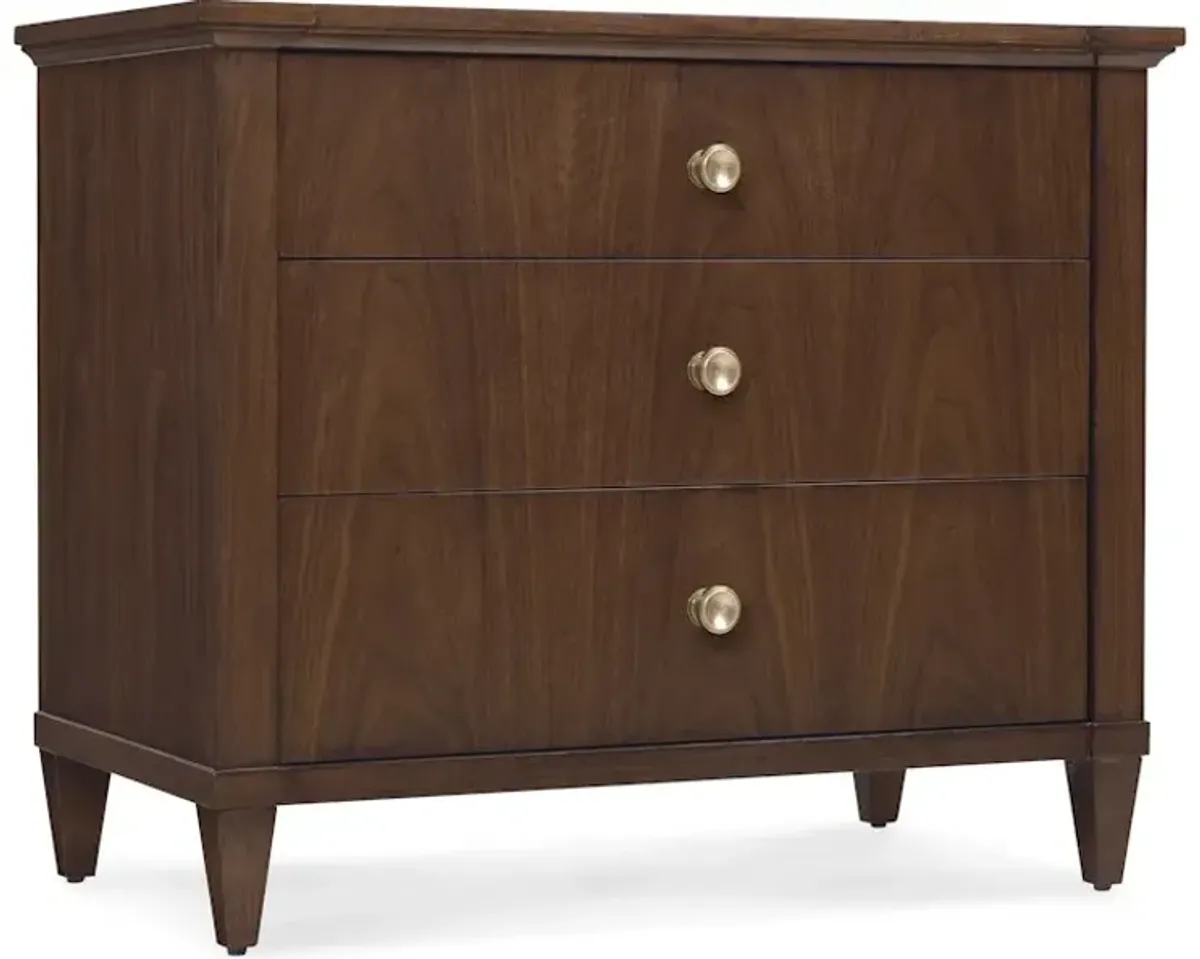 Archives Three-Drawer Nightstand