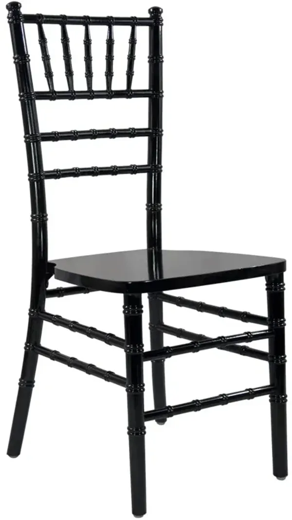 Flash Furniture Advantage Black Wood Chiavari Chair