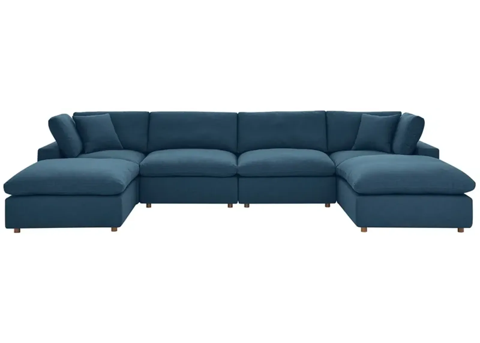 Commix Down Filled Overstuffed 6-Piece Sectional Sofa