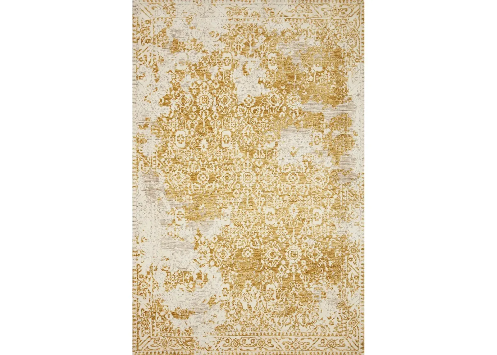 Lindsay Gold/Antique White 9'3" x 13' Rug