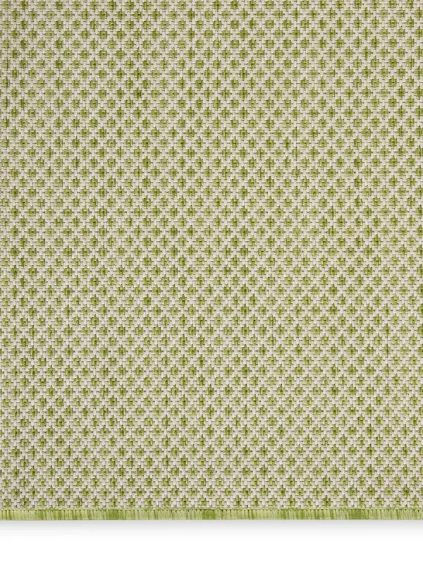 Courtyard COU01 Ivory/Green 3' x 5' Rug