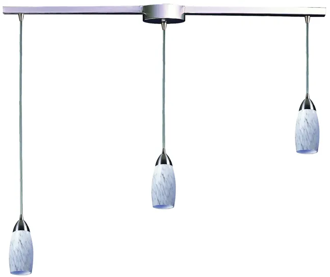 Milan Grey Slim Linear Mini Pendant