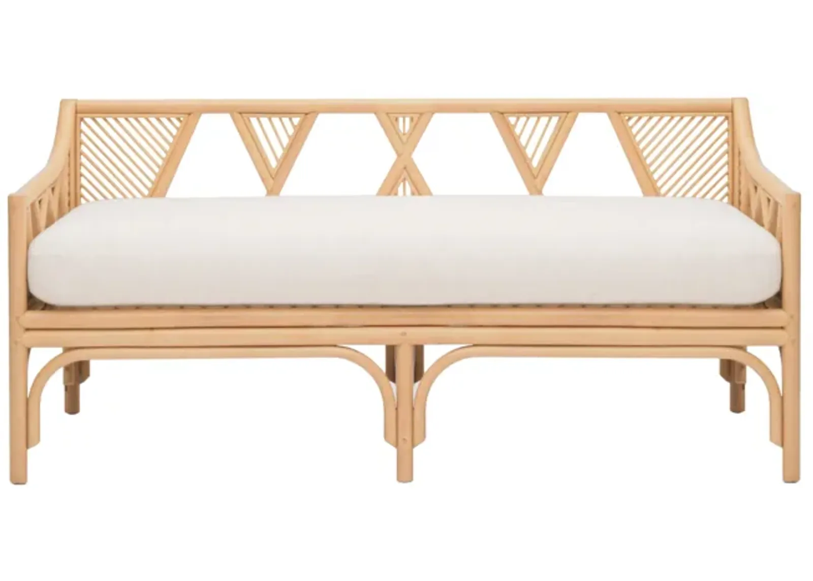 Jayla Natural Rattan Bench