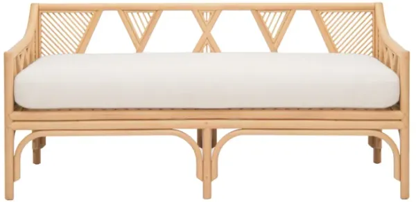 Jayla Natural Rattan Bench