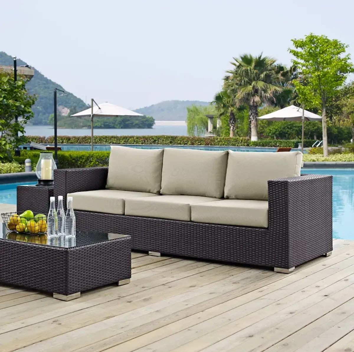 Modway - Convene Outdoor Patio Sofa