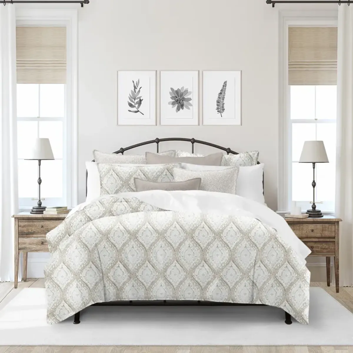 6ix Tailors Fine Linens Cressida Linen Coverlet Set