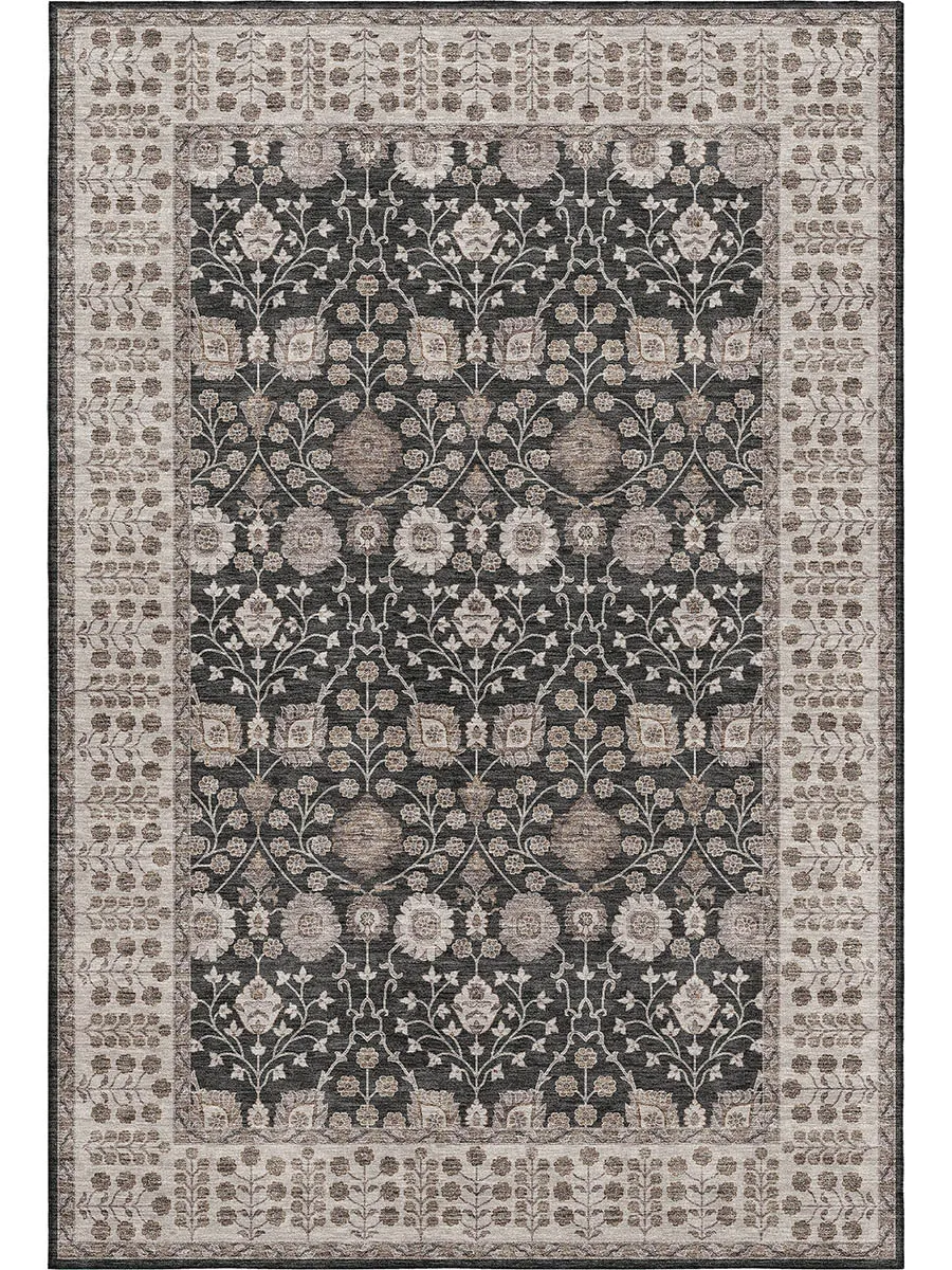 Hatay HY8 Black 20" x 30" Rug