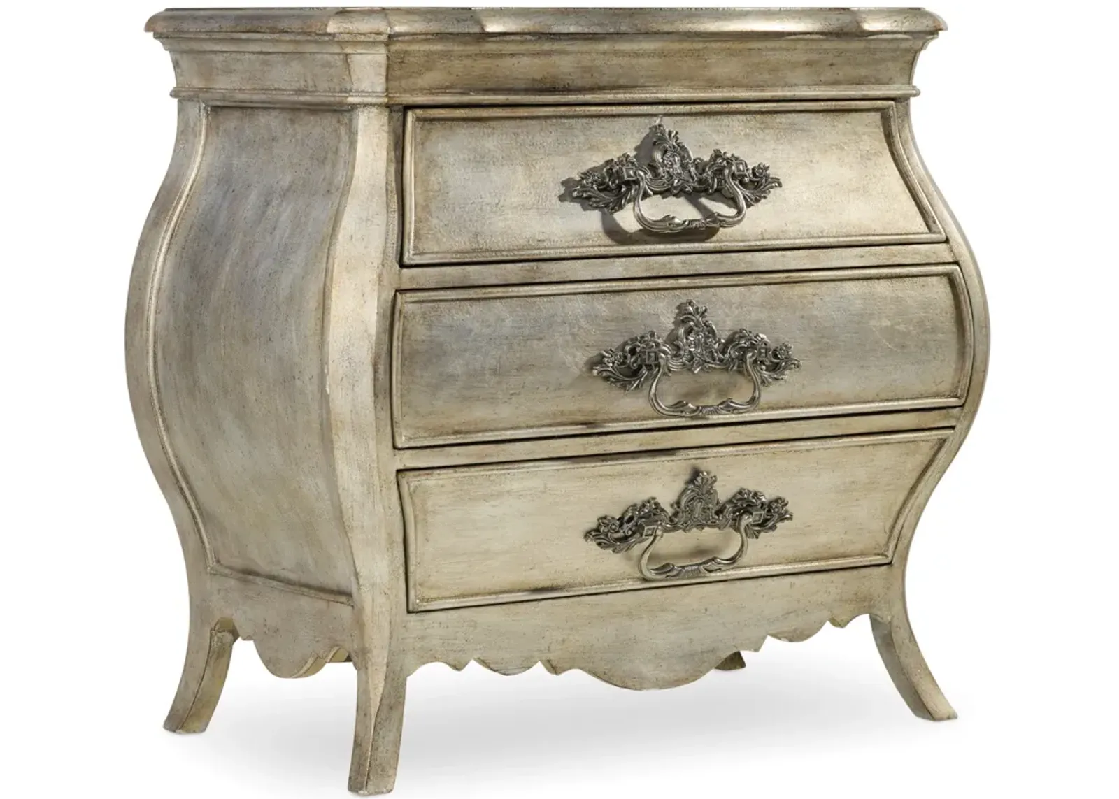 Sanctuary Nightstand in Silver