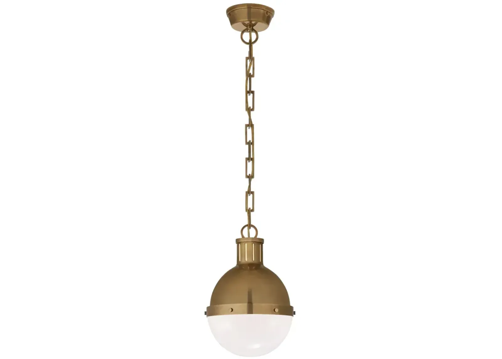 Hicks Small Brass Pendant